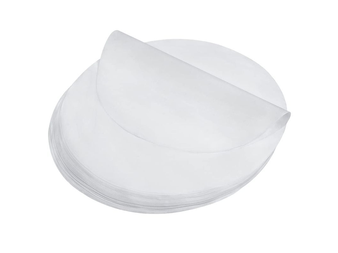 Rebe-100 Folhas De Papel De Forno Redondo Antiaderente Impermeável Resistente Ao Calor Para Bolos, Biscoitos E Pão