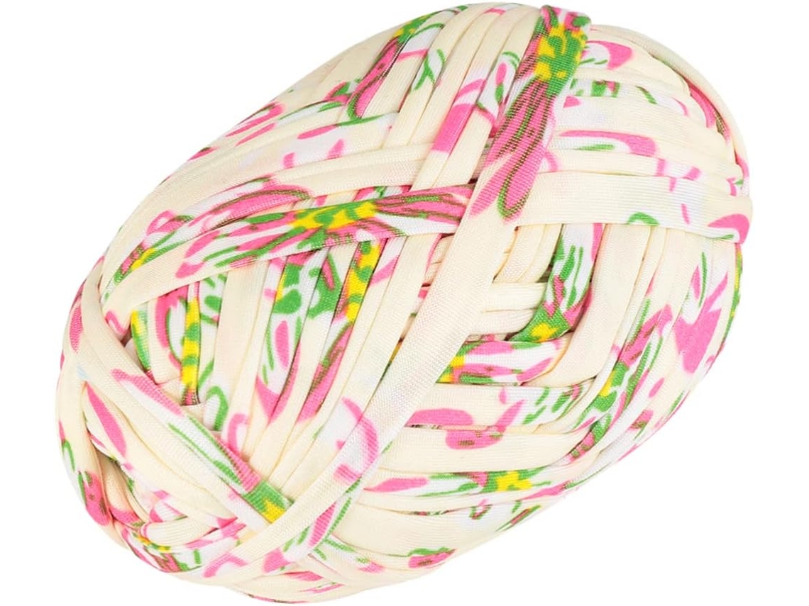 Villcase 1 Peça Tiras De Algodão Estampadas Para Artesanato, Tiras De Tecido Floral Coreano Amarelo Claro Para Decoração