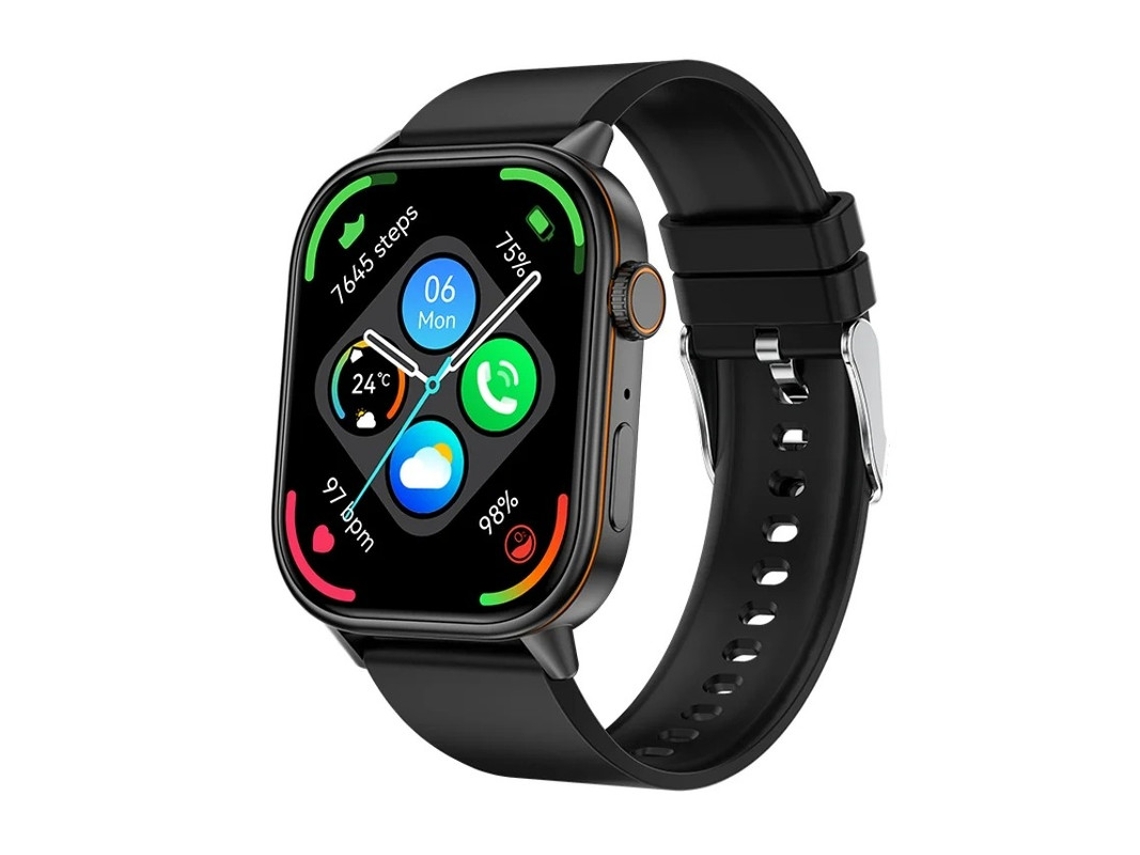 Smartwatch Qx17 Gps Bússola 100 Contatos Senha Lock Bestvite (preto)