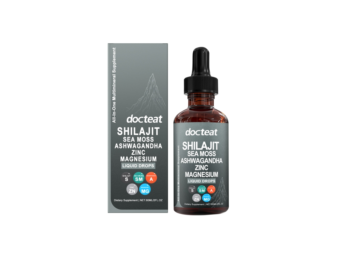 Gotas de Shilajit Bucais Saúde Natural