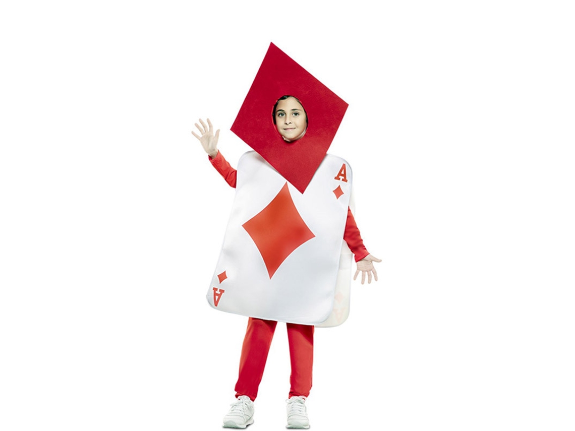 Fato Unisexo EUROCARNAVALES Infantil Ás De Espadas (7-9 anos)