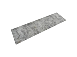 Vidaxl Tapete De Cozinha Lavável 45x150 Cm Veludo Padrão Betão