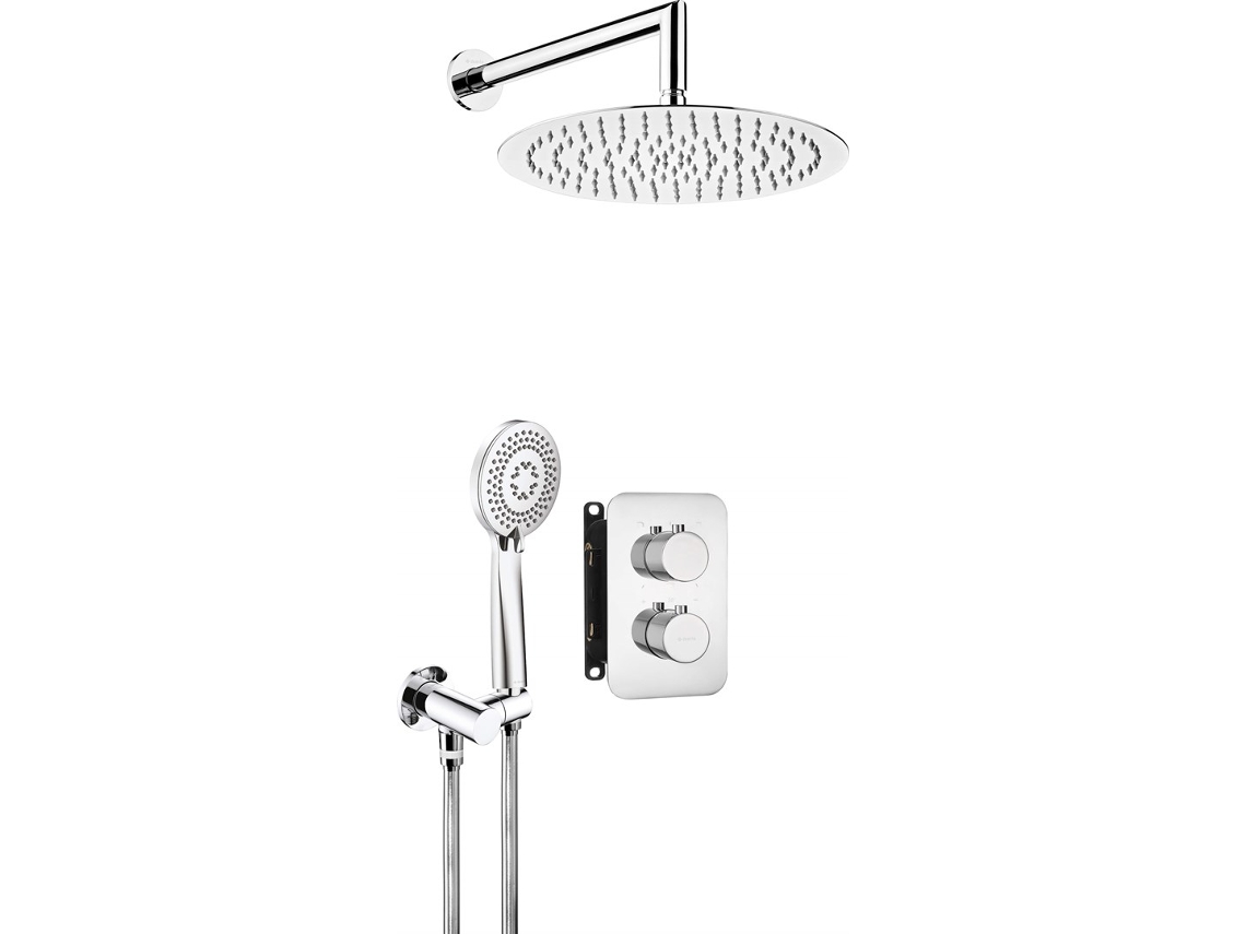 Concealed Shower Set With Thermostatic Box Deante