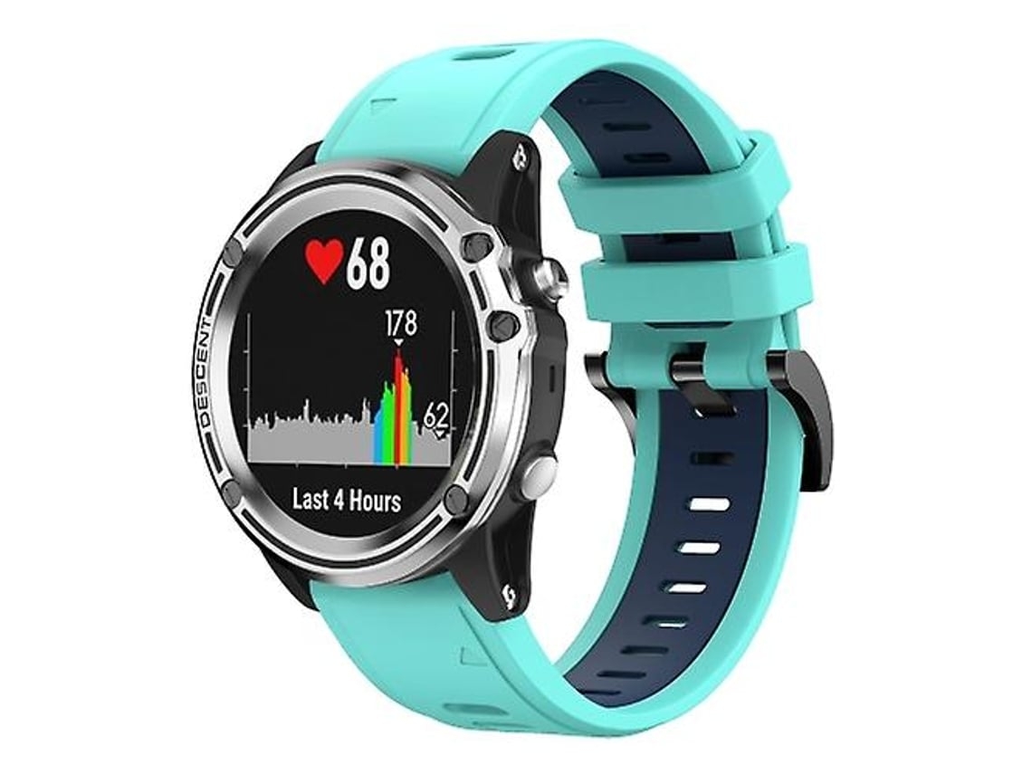 Lurelia Pulseira, Compatível Com Garmin Quatix 5 Safira 22mm Verde Menta Azul