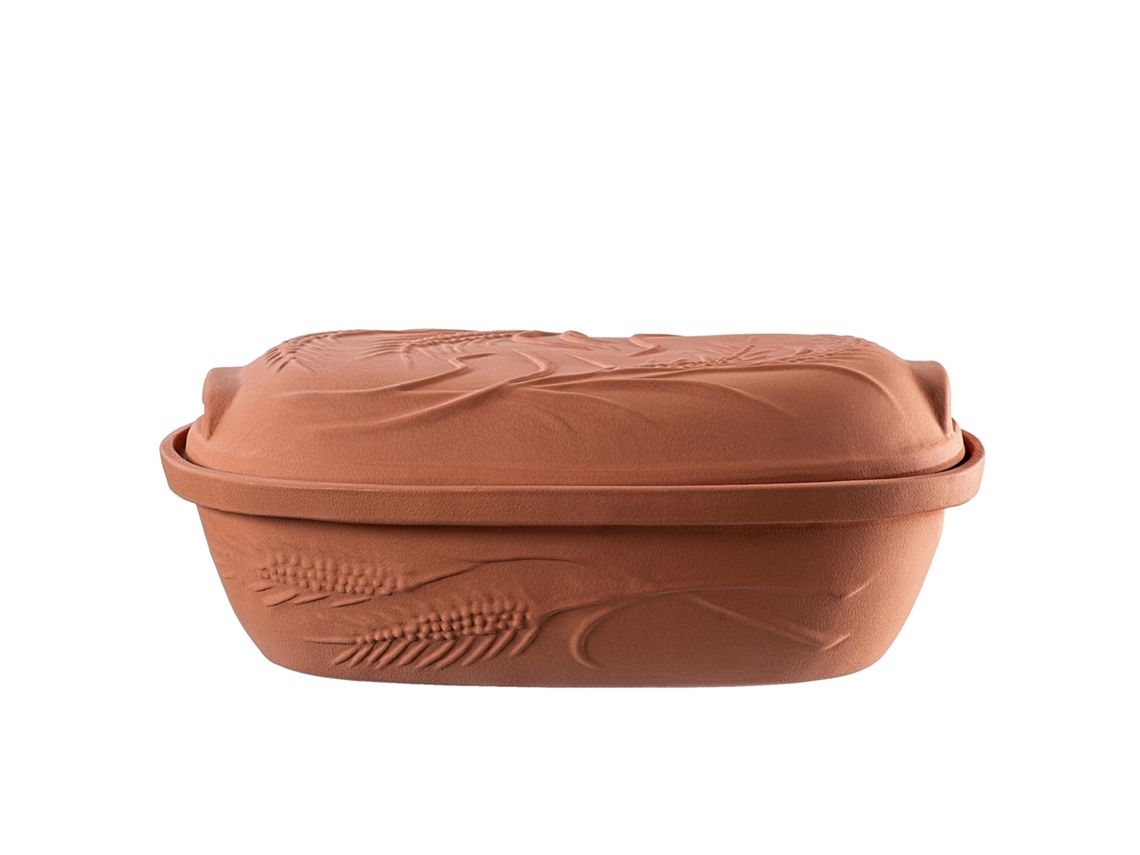 Pote Romano De Argila, Material Natural Durável, Design Ecológico, Marrom