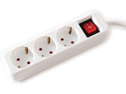 Conector de 3 Vias com Interruptor, Branco, 3 M ZYBLSSBB