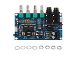 2026 placa de Reverberação de Microfone com Chip Pt2399 Módulo de Reverb Pcb Componentes Eletrônicos 12v Ac Dual