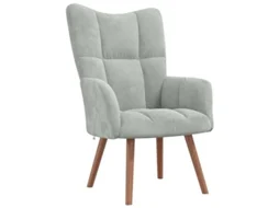 Relaxing Chair, Relaxing Chairs Vidaxl Cinzeto Veludo