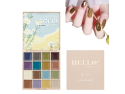 Paleta De Gel De Uñas 16 Colores Para Arte De Uñas Esmalte Gel Con Brillo Requiere Luz Uv Para Manicura Diy
