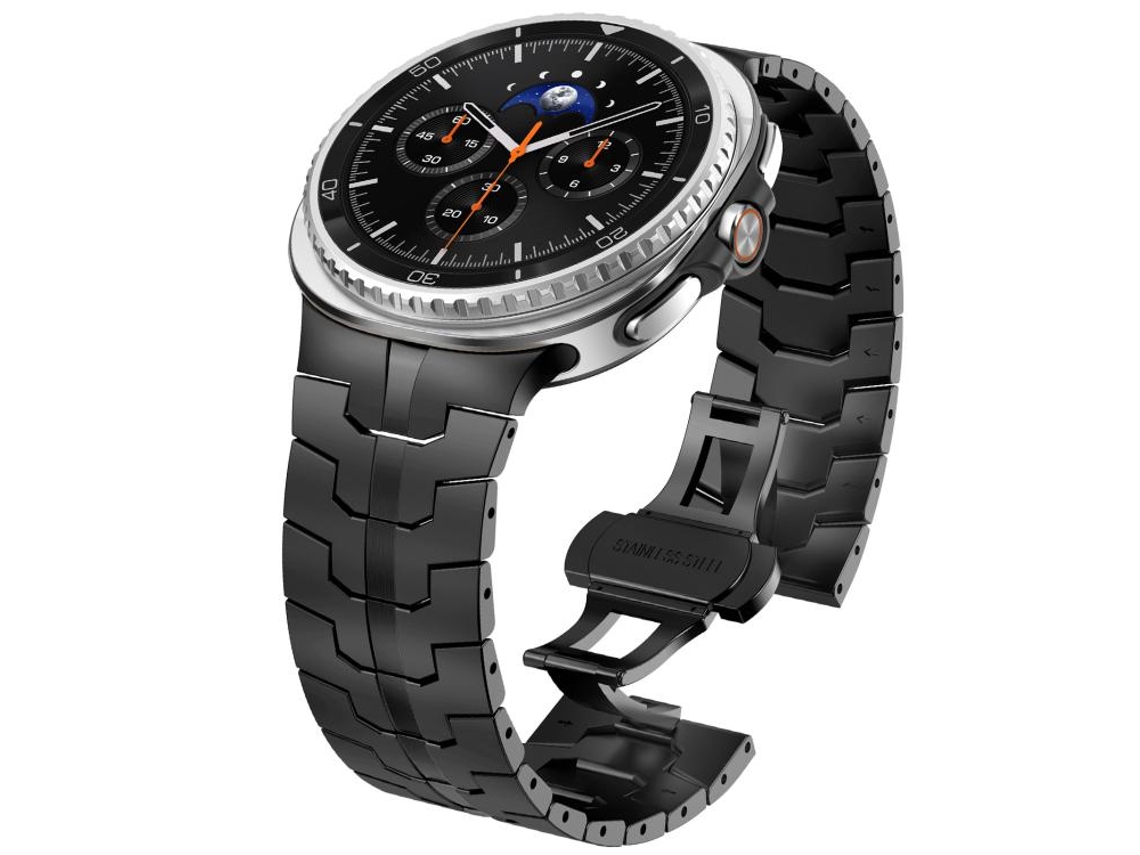 Bracelete Aço Inoxidável com Fivela Borboleta para Samsung Galaxy Watch 8 / 8 Classic XIAOMOYU