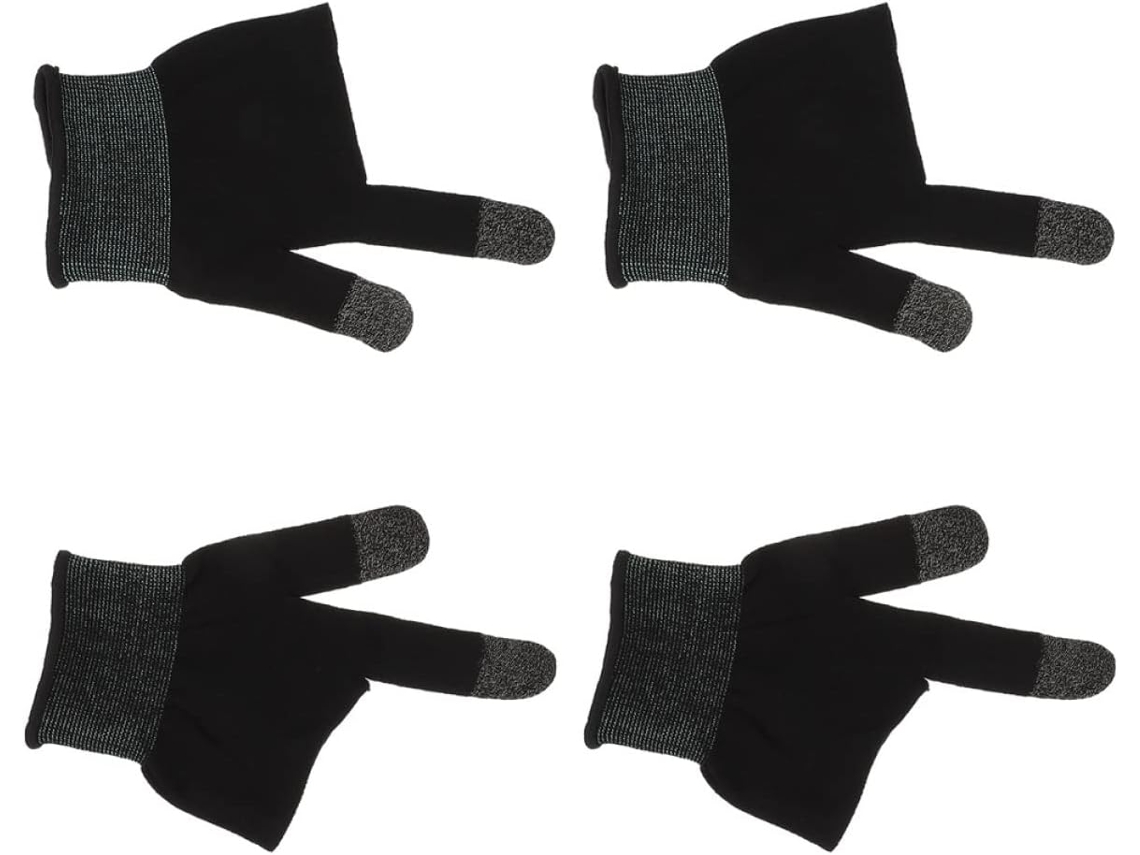 Luvas Para Jogos Com Telas Sensíveis Ao Toque, Protetores De Dedos Em Fibra Carbono, Mangas Leves E Elásticas
