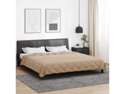 Vidaxl Duvet De Ano Inteiro 200 X 220 Cm 300 Gsm Cinzento-acastanhado