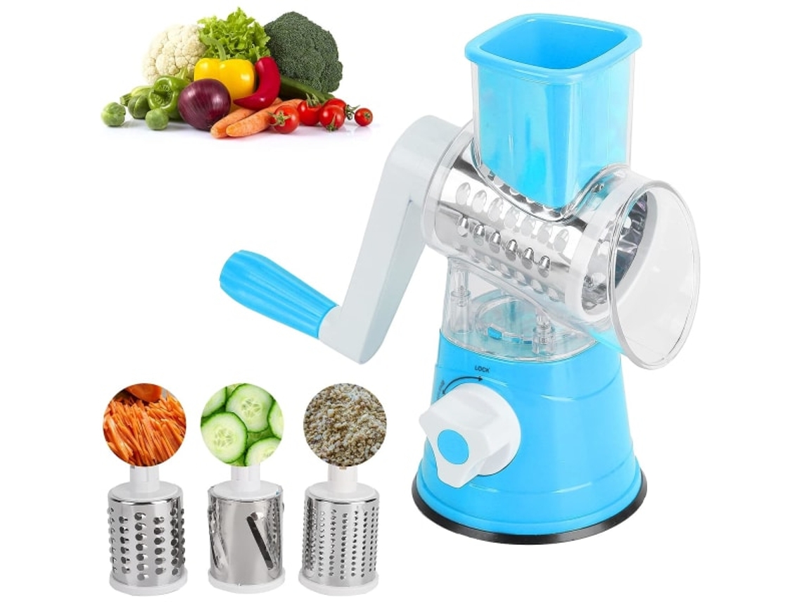 Cortador De Legumes Com Manivela Para Frutas, Legumes E Muito Mais, Acessório De Cozinha, Ralador Multifuncional