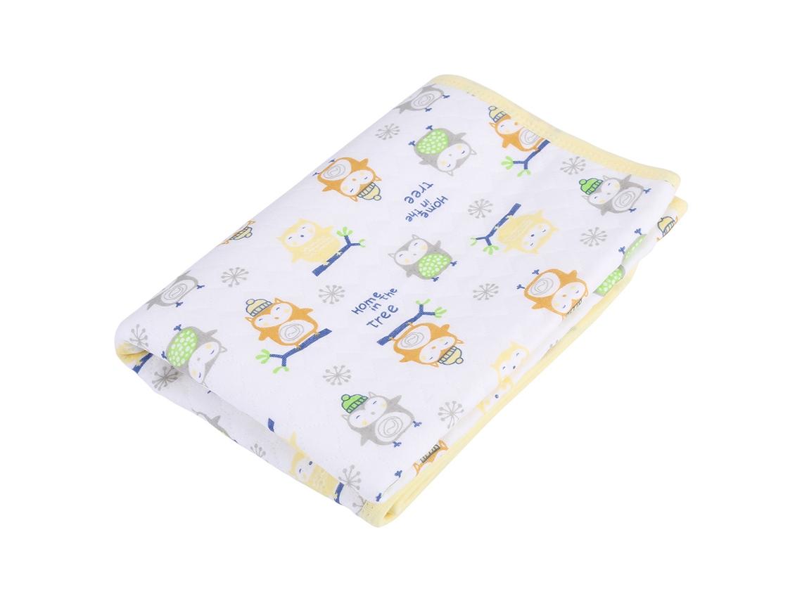 Mali tapete de Absorção para Bebê Impermeável Algodão Macio Capa de Troca Amarelo M