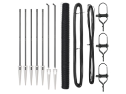 Conjunto 1 Cerca Externa Vidaxl Cinzento Aço (10 X 1,5 M)