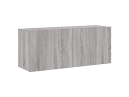 Móvel de Parede para Tv 100x30x41 Cm Cinzento Sonoma MAISON EXCLUSIVE