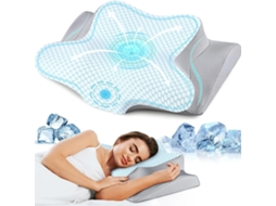Almofada Cervical Viscoelásticatravesseiro de Correção Cervical Respirável em Espuma Viscoelástica CZHHMART
