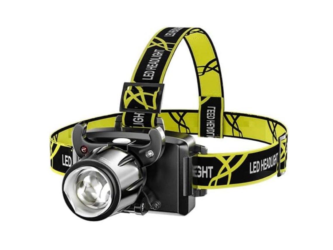 Farol de Pesca Noturna de Longa Duração da Bateria Led para Pesca Ao Ar Livre Lanterna Recarregável de Longo Alcance Mon HALINUIA