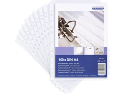 Capas Para Documentos A4, Premium, Extra Resistentes, 0,08 Mm, Cristalinas, Pacote Com 100 Unidades. Gokoco