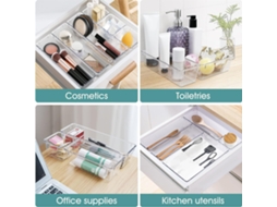Cajón De Armazenamento Transparente Para Esmaltes De Unhas, Joias E Decoração