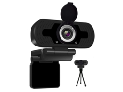Webcam Hd 1080p, Webcam Com Microfone, Usb Desktop Laptop Camera Com Tela Widescreen De 110 Graus, Stream Webcam Para Chamadas Yizhood (preto)