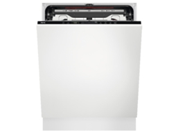 Máquina de Lavar Loiça Encastre AEG FSE74707P (15 Conjuntos - 60 cm - Painel Preto)