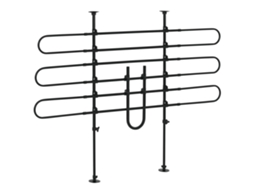 Grade Segurança Carro Cães, Ajustável 87 135x85x120cm, Metal, Preto, Universal para Mala. Ge