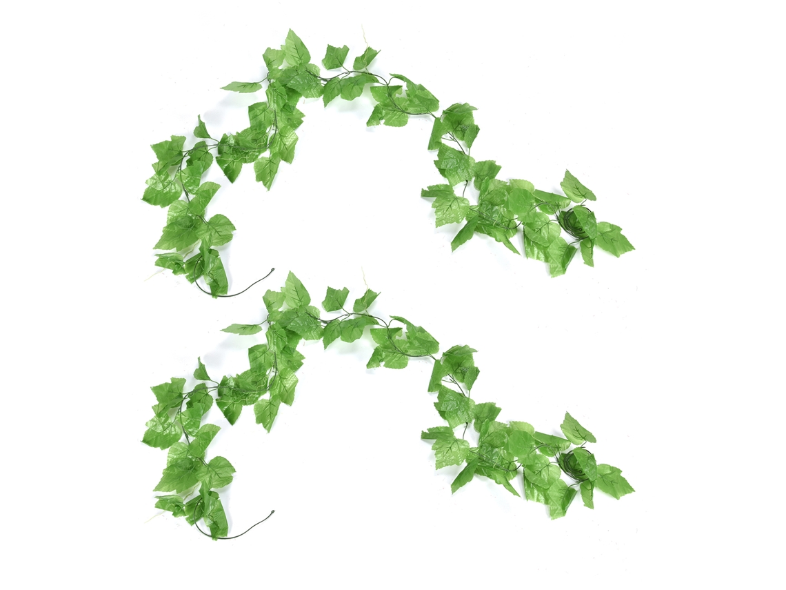 Vinha De Folha De Uva Simulada Para Decorar E Pendurar