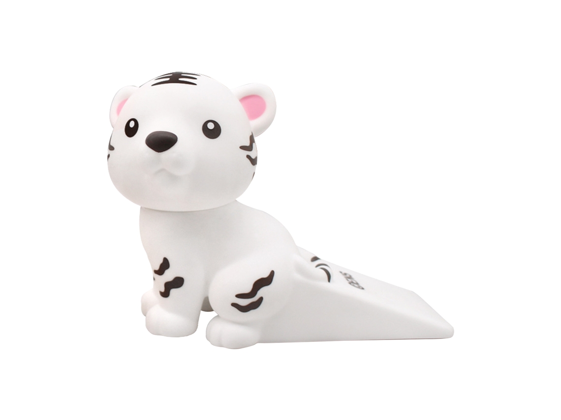Laxiscreed Batente De Porta Tigre Sem Perfuração, Design Criativo E Proteção Anticolisão Para Decoração Divertida