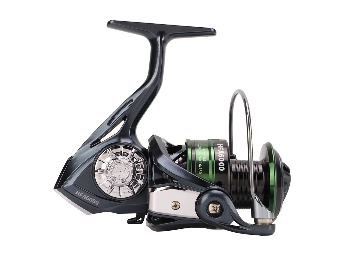 Molinete de Pesca Hfa6000 Aço Inox Resistente