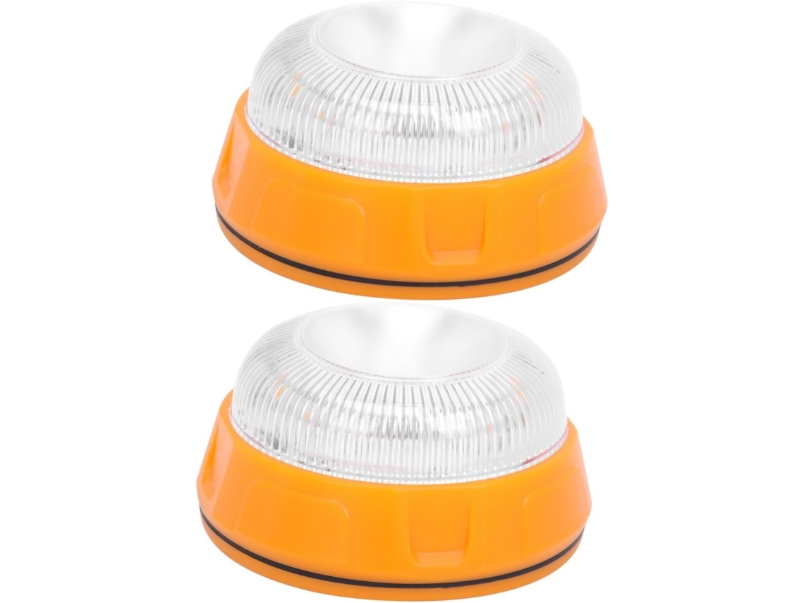 Conjunto De 2 Luzes De Advertência Estroboscópicas Para Carro Com Longa Duração.