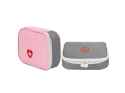 2 Pacotes De Botiquín Mini, Bolsa Vazia De Botiquín Médico Portátil, Bolsa Auxiliar Médica Pequena