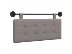 Conjunto 1 Cabeceira De Quarto Vidaxl Castanho-acinzentado Tecido (110 X 55 X 5 Cm)