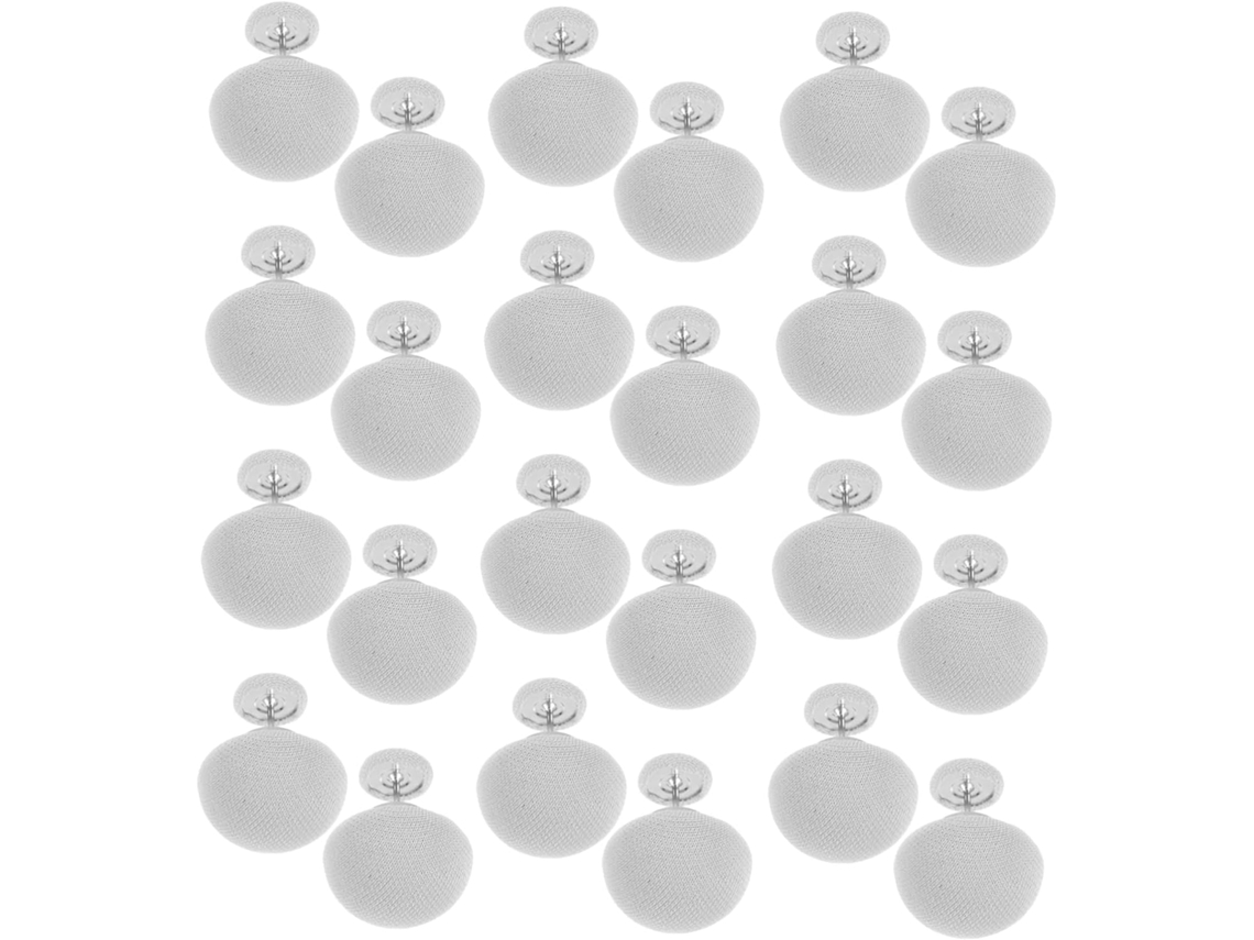 Conjunto Ukcoco de 25 clipes para capa de edredom, clipes para edredom, acessórios de cama Cinza para fixar lençóis, sem uso