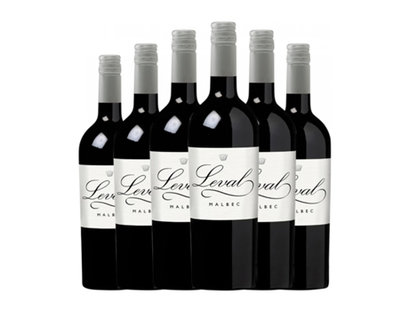 Vinho UNION DES VIGNERONS Leval Malbec Vin de Pays d'Oc (0.75 L - 6 Unidades)