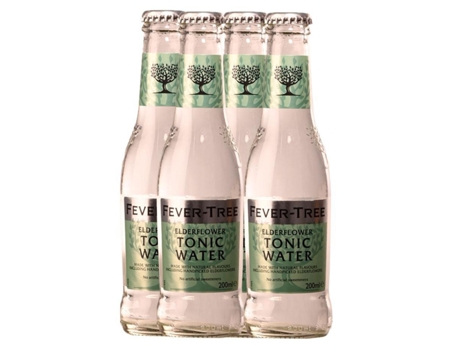 Agua Tonica Fever Tree Elder Flower4 Unidades