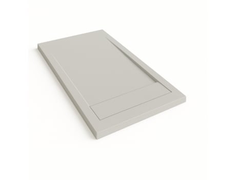 Base De Chuveiro Bidai Com Moldura 90x200 Cm Cor Cinza Claro Ral 7035 Grade Em Aço Ducha.es