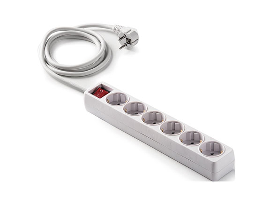 Base Multiple Eco Con Interruptor Blanca FAMATEL
