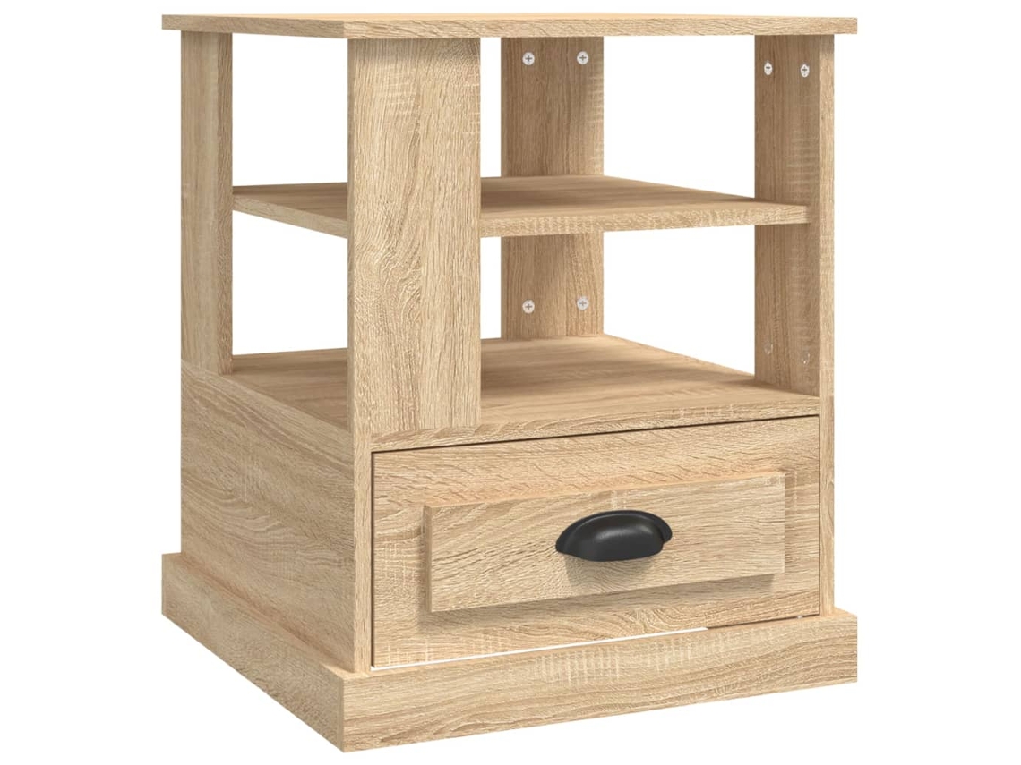 Mesa de apoio em madeira de carvalho Sonoma MAISON EXCLUSIVE 50x50x60 cm