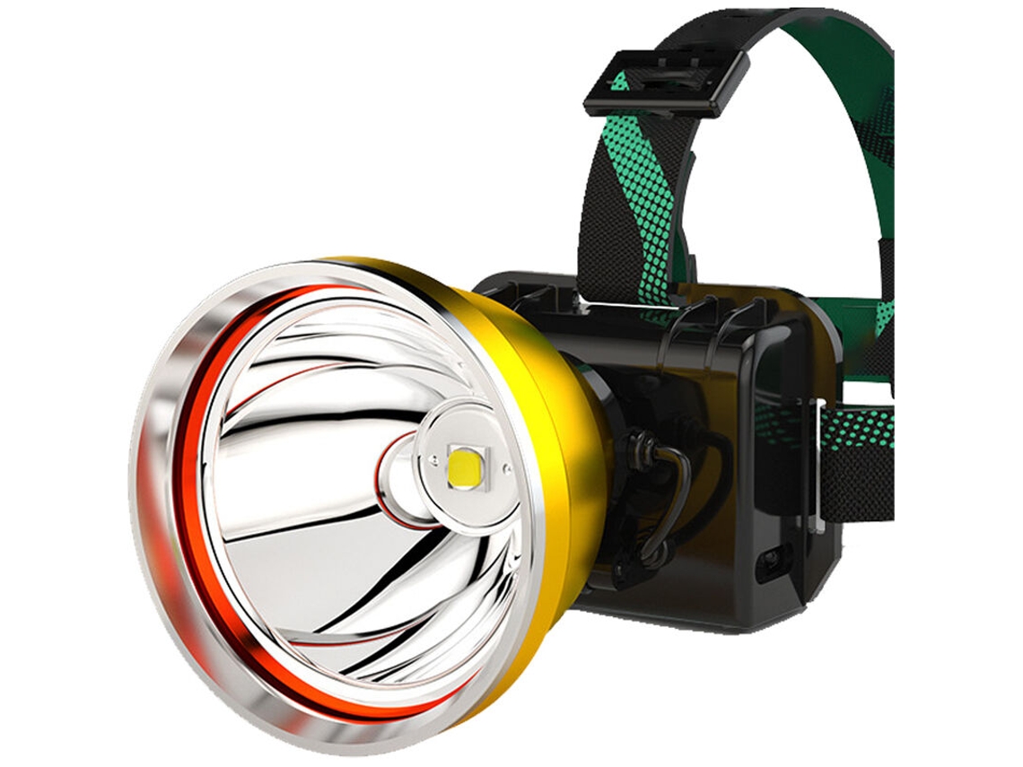 Lanterna de Cabeça BRILVIBERA com sensor de gestos, à prova d'água, 100, 250V, plugue americano