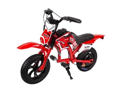 Motociclo Elétrico Infantil Jking C6 200w Bateria Recarregável 12km Autonomia Vermelho Moto Elétrica Para Crianças Presente