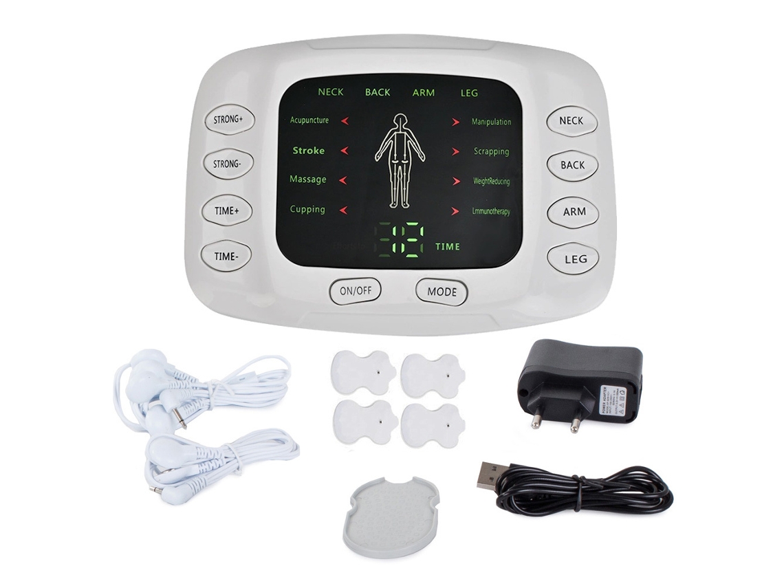 Eletroestimulador Para Costas E Ombros - Treinamento E Massagem - Muscular Ems Tens Potente