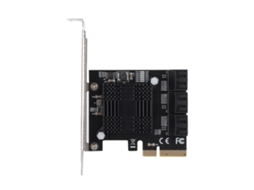 Cartão De Expansão Sata Leve E Portátil Com Chip Asm, 5 Terminais De Conexão, Placa De Riser Pcb Para Desktop Windows