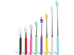 Conjunto De 4 Apontadores Retráteis Para Professores, Apontador Para Quadro Branco Sala De Aula, Apontador Manual