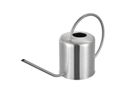 Regador, Em Aço Inoxidável, 1300 Ml, Bico Longo, Para Plantas, Flores, Bonsai E Vasos Em Áreas Interiores Ou Exteriores