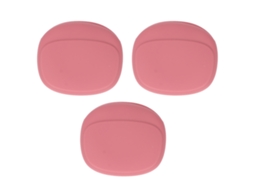 Aetheria 3pcs Estojo Portátil de Silicone para Fones de Ouvido Proteção e Armazenamento Rosa