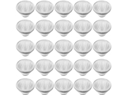 Conjunto De 100 Pequenos Refletores De Plástico Para Reparos E Substituições Em Ambientes Internos E Externos.
