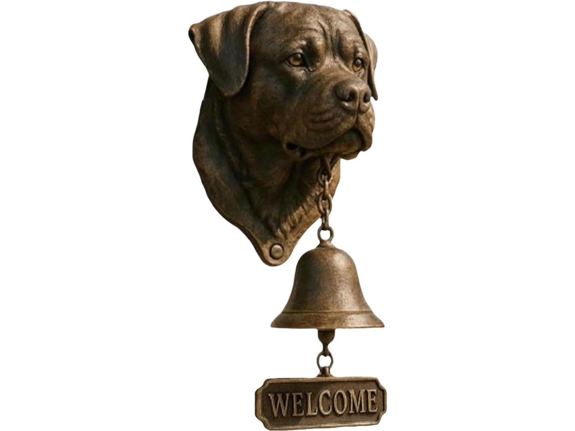 Campainha De Boas-vindas Com Tema De Cachorro | Campainha De Parede Decorativa