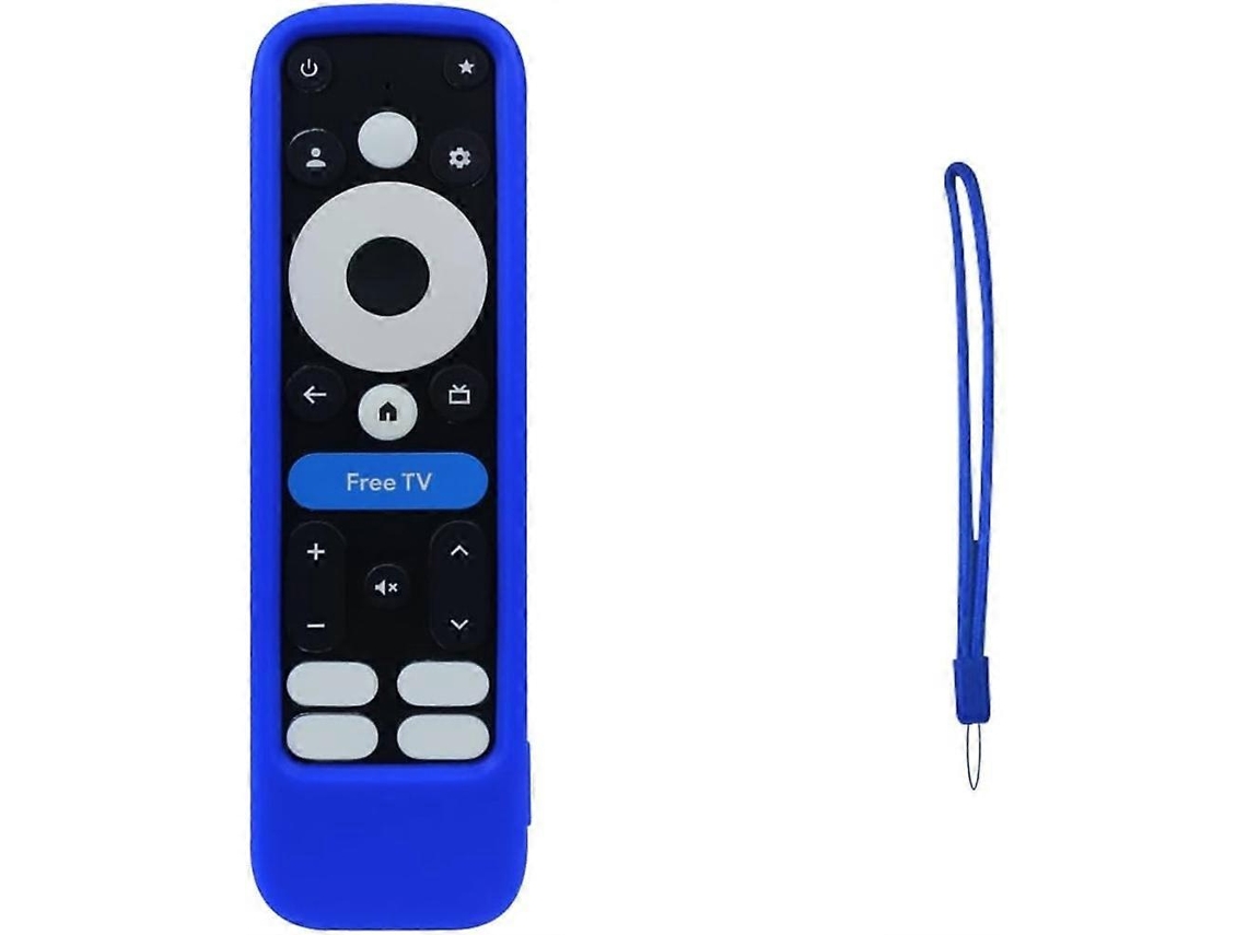 Capa Protetora Macia Para Controle Remoto, Capa De Silicone Resistente A Arranhões Com Cordão.
