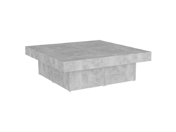 Mesa de Centro Derivados da Madeira Cinzento Cimento MAISON EXCLUSIVE 90x90x28 cm